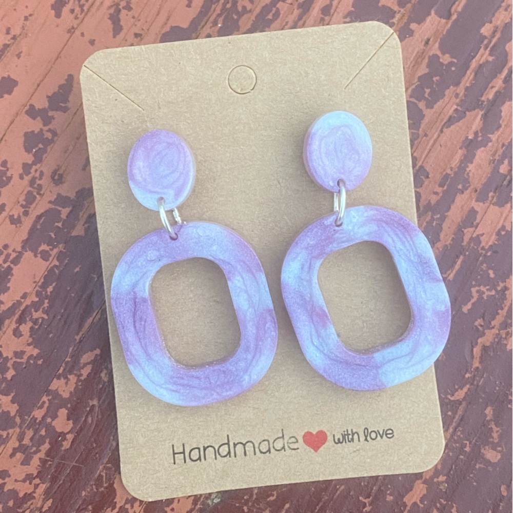 Resin earrings